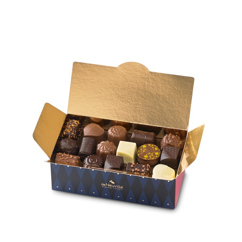 Ballotin 50 chocolats - De Neuville Clamart